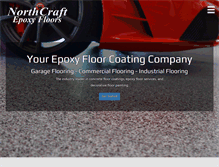 Tablet Screenshot of northcraft-epoxy-floor-coating.com